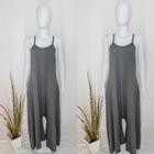 Macacão Alcinha Pantalona Com Bolso