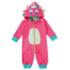 Macacão Bebê Menina Tip Top Princesa Dino com Capuz