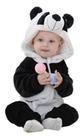 Macacão Bebe Pijama Panda Fantasia Carnaval Halloween - Tuttistore