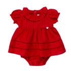 Macacão Body Vermelho Bebê Menina Anjos Baby 233626