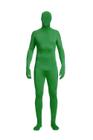 Macacão completo Zentai Costume, unissex, elastano, verde elástico, GG