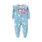 Macacão de Lã para Bebê com Zíper - Pijama Infantil para Primavera/Outono (0-12 Meses)