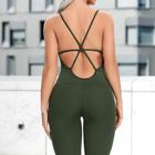 Macacão de Treino Feminino Catsuit Bodysuit sem Mangas ElaShopp