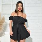 Macacão Feminino Ombro Caído Ciganinha Luxuoso Soltinho Luxo Macaquinho Leve Festa Noite Premium Moderna Elegante Brilho