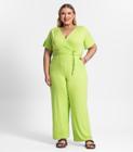 Macacão Feminino Plus Size Secret Glam Verde