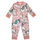 Macacão Infantil Soft 1 a 4 Estampado Inverno Proteção Lindo Menina Pijama Quentinho Confortável Premium Colorido