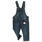 Macacão jeans bebê menino infantil TAM De 0 a 10 meses
