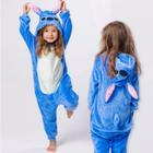 Macacão kigurumi infantil 7-8 anos stitch disney