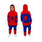 Macacão Kigurumi Infantil Spiderman Homem Aranha Com Capuz