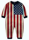 Macacão Pijama Bandeira Estados Unidos infantil EUA tip top