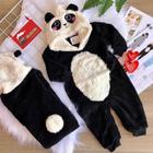 Macacão Pijama Infantil Kigurumi De Luxo - Pronta Entrega - panda - dálmatas - coelho - leão