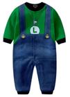 Macacão Pijama Luigi infantil Super Mario tip top