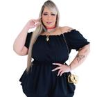 Macacão Plus size Femenino short saia