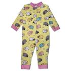 Macacão Roupa de Bebê Soft Quentinho Para Frio Colorido Fofo Estampa Colorida Inverno Menina Confortável Pijama