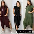 Macacao saruel com bolso confortavel