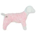 Macacão Soft poa rosa para cães - Bonito Pra Cachorro