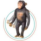 Macaco Chimpanzé Boneco De Vinil Preto Macio 25 Cm Planeta dos macacos Db-Play PRETO