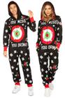 Macacões Tipsy Elves Christmas para adultos pretos tamanho M