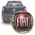 Maçaneta Emblema Tampa Traseira Fiat Strada 2004 2005 2006 2007 2008 2009 2010 2012 2013 2014 2015 2016 2017 2018 2019 2020 Original
