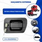 Maçaneta Externa da Porta Esquerda Stralis Tector com chave