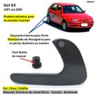 Maçaneta Interna Direita Gol G3 1997-2005 Cinza Metal