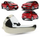 Maçaneta Interna Porta Dianteira Traseira Cromada Volkswagen Gol Saveiro Voyage G7 G8 2016 2017 2018 2019 2020 2021 2022