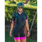 Macaquinho de Ciclismo Gel Feminino Fresh Proteção Solar Macacão Pedal