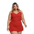 Macaquinho Feminino Plus Size Alcinha Liso 0429