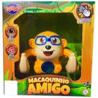 Macaquinho Interativo Som e Movimento Amarelo TOYNG 44934