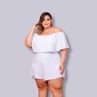 Macaquinho Plus Size Feminino Ciganinha Soltinho 0583