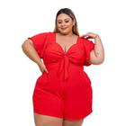 Macaquinho Plus Size Roupas Femininas GG 2027