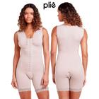 Macaquinho Regata Feminino Plié Control Abertura Frontal com 2 Regulagens Colchetes Forrados Emana