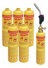 Maçarico Para Solda Super Fire Eco + 6 Gás Mapp Rothenberger