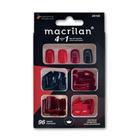 Macrilan kit Unhas Médias 4 Cores c/96 Unidades