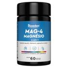 Mag-4 Magnésio 4 em 1 - 60 Cápsulas de 500Mg Matéria Prima Importada Energia Dores Dor Osso Sono Câimbras Malato Treonato Quelato Citrato