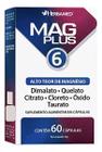 Mag Plus 6 Alto Teor De Magnésio 60 Cápsulas - Herbamed