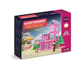 Magformers Sweet House 64 Peças Rosa e Roxo Cores, Educacional Magnético Geométrico Formas Telhas Construção STEM Toy Set Idades 3+