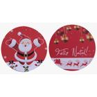 Magia do Natal: Sousplat Mdf Redondo com Capas Natal 4 Unidades - HomeDecor DL