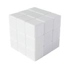 Magic Cube FOIBURELY 3x3x3 em branco DIY branco com adesivos