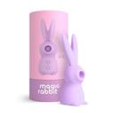 Magic Rabbit 3 em 1 Sugador de Clitóris, Lingua e Vibração 7 Intensidades Recarregável A Sós Lilás