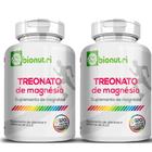 Magnésio L- Treonato 500Mg 120Cps Kit 2 Frascos Bionutri