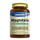 Magnésio + treonina com 60 cápsulas - VITAMIN LIFE