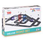 Magnetic Tiles Road Set Playmags 130 peças para crianças a partir de 3 anos