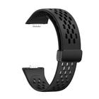 Magnético D Folding Buckle Silicone Band, Pulseira Esportiva, Pulseira, Fit 3 Strap, Huawei Fit3