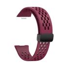 Magnético D Folding Buckle Silicone Band, Pulseira Esportiva, Pulseira, Fit 3 Strap, Huawei Fit3