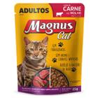Magnus Cat Sache Gatos Adultos Carne 85g Alimento Úmido