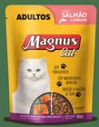 Magnus sachê gatos adultos sabor salmão ao molho 85g