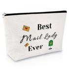 Mail Carrier Apreciação Presente para Mulheres Maquiagem Saco Mail Lady Birthday Gift Ideas Cosmetic Bag Thank You Gift Postal Worker Gifts Retirement Gift for Her Travel Cosmetic Pouch Thanksgiving Gift - Sfodiary