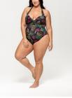 Maiô Arsiè 09B.160.5099 Plus Size Bojo Drapeado Poliamida T. 46/54