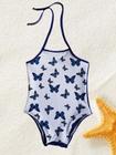 Maiô/Body infantil Moda Praia Borboletas